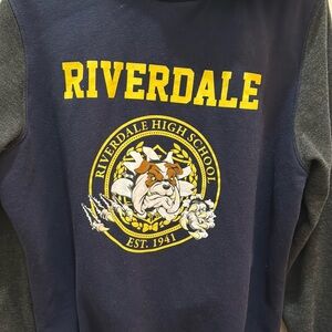 Riverdale High School Navy and Gray Jacket